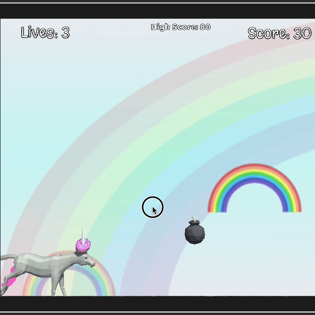 Unicorn mobile gameplay